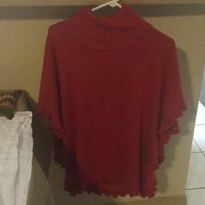 Joseph A Turtle knock poncho  Sweater